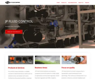 JPfluidcontrol.com(JP Fluid Control) Screenshot