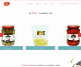 Jpfood.ro(JP Food Company SRL) Screenshot