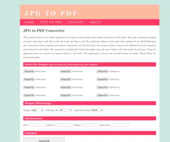 JPG-TO-PDF-Convert.com(JPG to PDF Converter) Screenshot