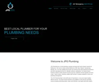 JPGplumbing.com.au(Plumber Melbourne) Screenshot