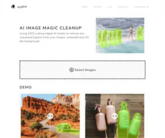 JPGRM.com(AI Image Magic Cleanup) Screenshot