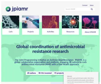 Jpiamr.eu(Joint Programming Initiative on Antimicrobial Resistance) Screenshot