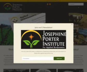 Jpibiodynamics.org(Josephine Porter Institute for Applied Biodynamics) Screenshot
