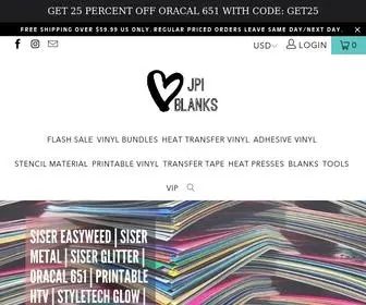 Jpiblanks.com(JPI Blanks) Screenshot