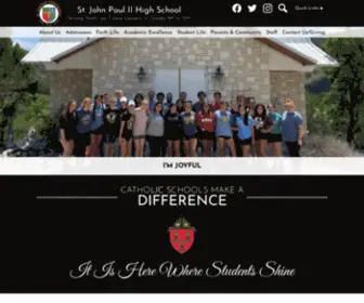 Jpiihighschool.org(St. John Paul II High School) Screenshot