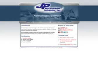 Jpkii.com(J&P Khamken Industries) Screenshot