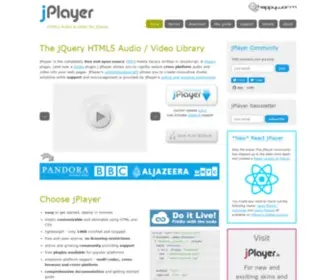 Jplayer.org(HTML5 Audio & Video for jQuery) Screenshot