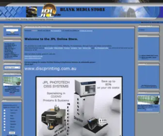 JPldisplays.com.au(Blank DVD Media Store @ JPL Displays) Screenshot