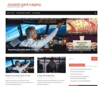 Jplegacy.org(Jurassic Park Legacy) Screenshot