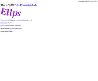 JPL.org(The web site) Screenshot