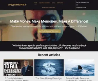 Jpmaroney.com(JP Maroney) Screenshot