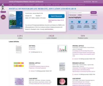 Jpmer.com(Journal of Postgraduate Medicine) Screenshot