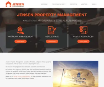 JPmkingston.ca(Jensen Property Management) Screenshot