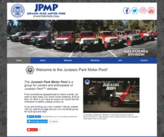 Jpmotorpool.com(The Jurassic Park Motor Pool) Screenshot