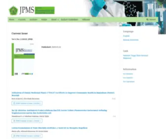 JPMS-Stifa.com(Journal of Pharmaceutical and Medicinal Sciences) Screenshot