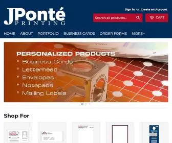 Jponteprinting.com(JPonte Printing) Screenshot