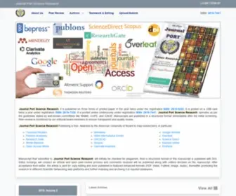 Jport.co(Journal Port Science Research) Screenshot
