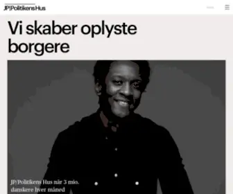 Jppol.dk(JP/Politikens Hus) Screenshot
