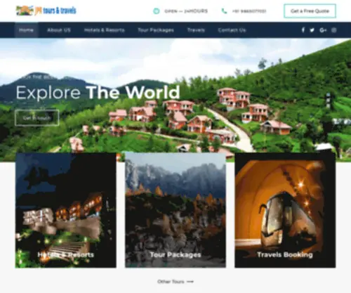 JPrtoursandtravels.com(JPrtoursandtravels) Screenshot
