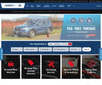 Jpsubaruvictoria.com(Jim Pattison Subaru Victoria) Screenshot