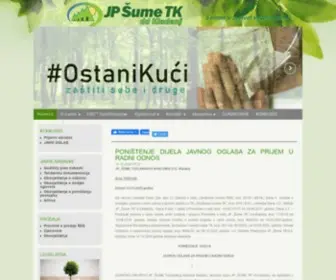 Jpsumetk.ba(Ume TK dd Kladanj) Screenshot