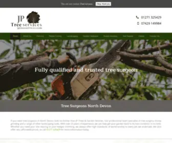 JPtreeservices.com(Tree Surgeons North Devon) Screenshot