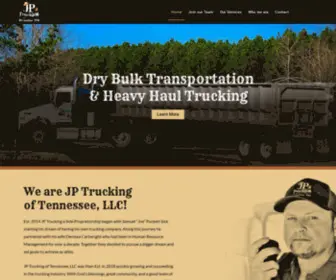 JPtruckingllc.net(JP Trucking LLC) Screenshot