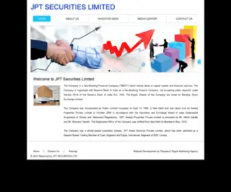 JPtsecurities.com(JPT SECURITIES LTD) Screenshot