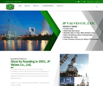 Jpvalves.com(Jpvalves) Screenshot