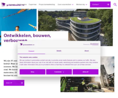 Jpvaneesteren.nl(Ontwikkelen, bouwen, verbouwen) Screenshot