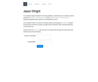 JPwright.net(The personal website of Jason Wright) Screenshot