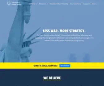 Jqas.org(A foreign policy club with a difference) Screenshot