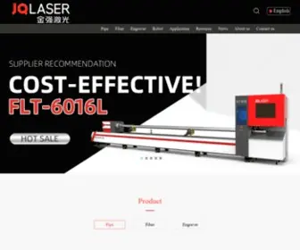 Jqlaser.com(Fiber Laser cutting machine) Screenshot