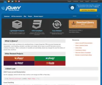 Jquery.com(Jquery) Screenshot