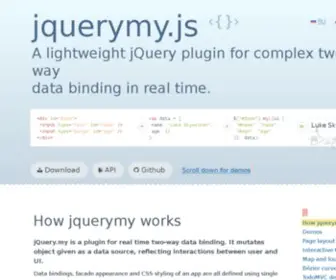 Jquerymy.com(Jquery) Screenshot