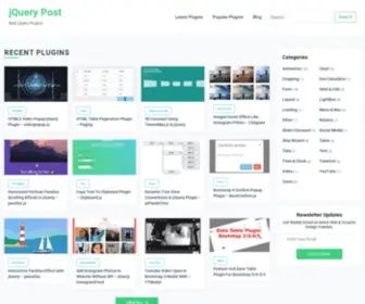 Jquerypost.com(Free jQuery Plugins For Web Designers & Developers) Screenshot