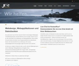 JR-Design.ch(Webdesign Webapplikation) Screenshot