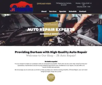 Jrautorepairdurham.com(JR Auto Repair) Screenshot