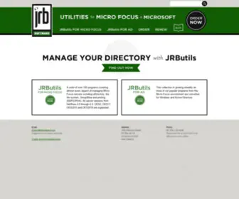 JRbsoftware.com(Utilities for Managing Netware & AD by JRB Software) Screenshot