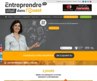 Jrce.org(L'événement Entreprendre dans l'Ouest à Rennes regroupe deux salons) Screenshot