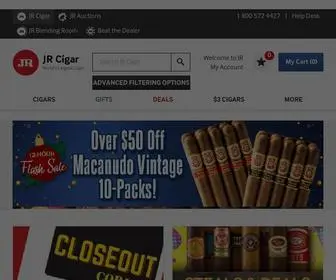 Jrcigars.com(JR Cigars) Screenshot