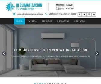 JRclimatizacion.cl(JR CLIMATIZACION aire acondicionado) Screenshot