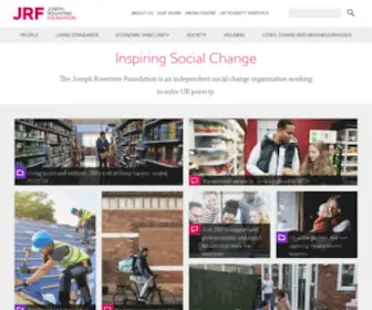 JRF.org.uk(Joseph Rowntree Foundation) Screenshot