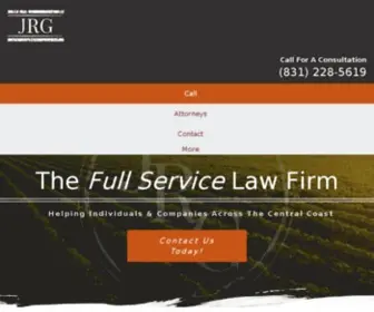 Jrgattorneys.com(JRG Attorneys at Law) Screenshot