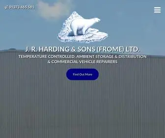 Jrhardings.co.uk(Temperature Controlled Transport) Screenshot