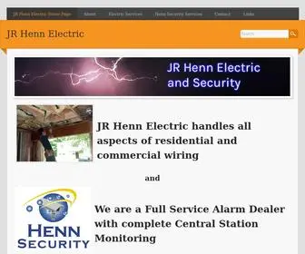 Jrhennelectric.com(JR Henn Electric) Screenshot