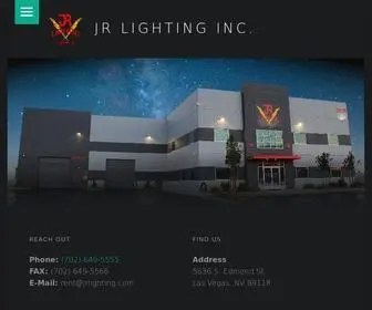 Jrlighting.com(JR Lighting Las Vegas) Screenshot