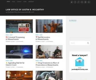 JRMccarthy-Law.com(Criminal Defense & Civil Litigation) Screenshot