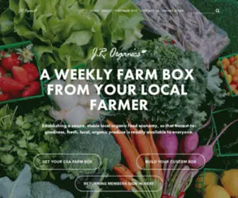 Jrorganicsfarm.com(J.R) Screenshot