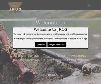 Jros.co.nz(Smoking pipes) Screenshot